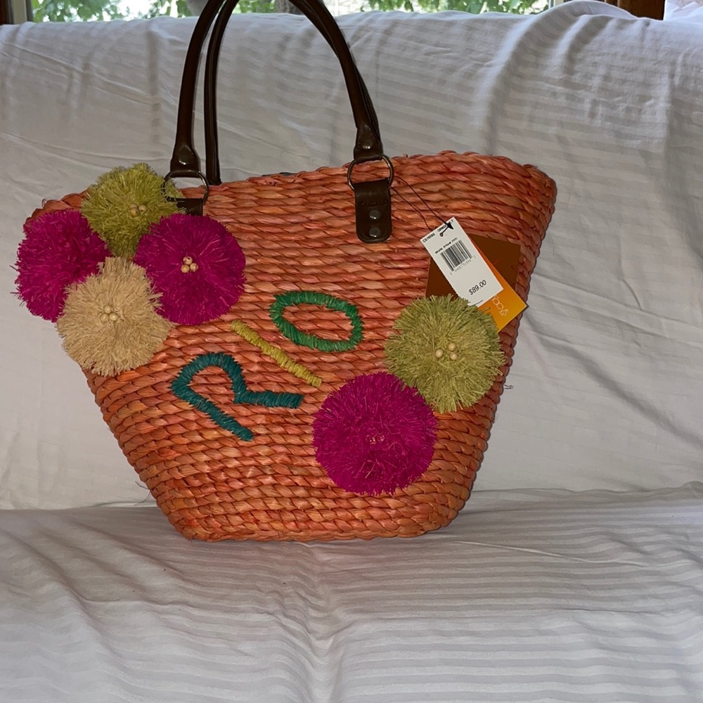 NWT Carlos by Carlos Santana beach bag